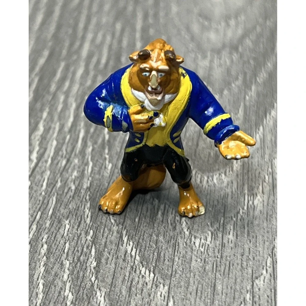 Disney Beauty & The Beast Beast Miniature Figurine Blue Jacket Contemporary